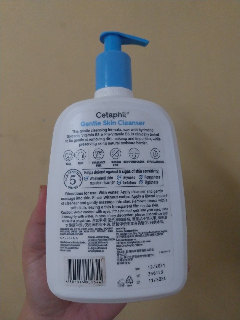 Cetaphil Gentle Cleanser 591ml (Category: Body Care) located in San Pedro. Submitted by stockroomsouthph (Listing ID 1261411995, Image 2). Description: guaranteed original 100% authentic money back if fake brand new matagal pa expiry.