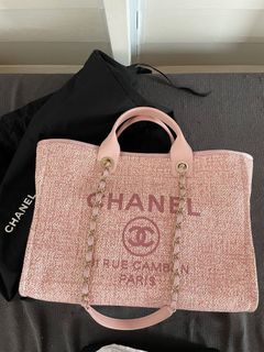100+ affordable chanel deauville canvas tote For Sale
