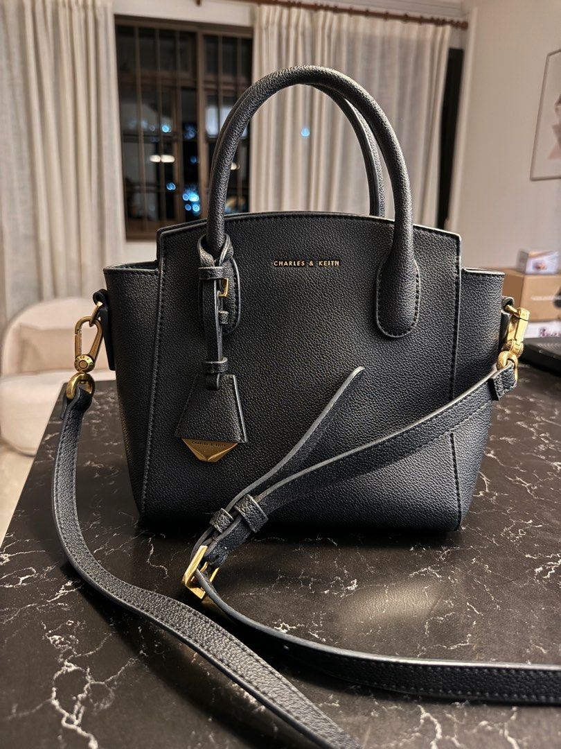 Charles and keith outlet classic top handle bag