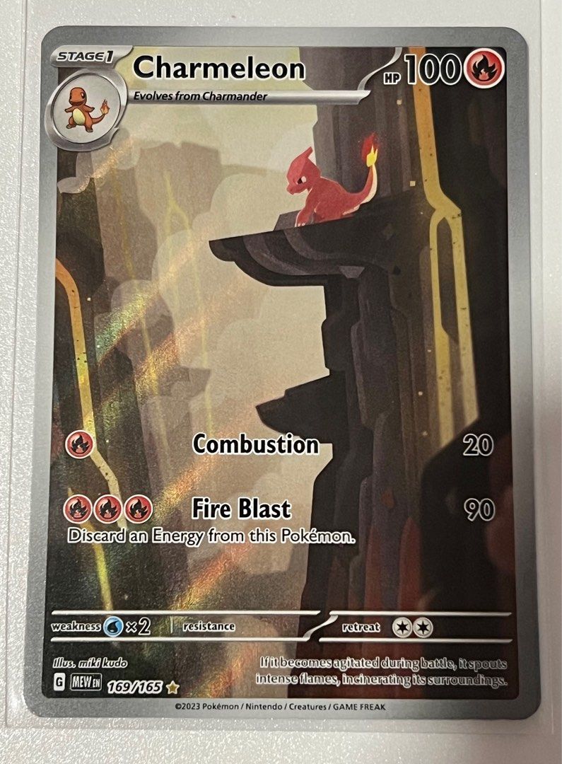 Charmeleon IR Pokemon 151, Hobbies & Toys, Toys & Games on Carousell
