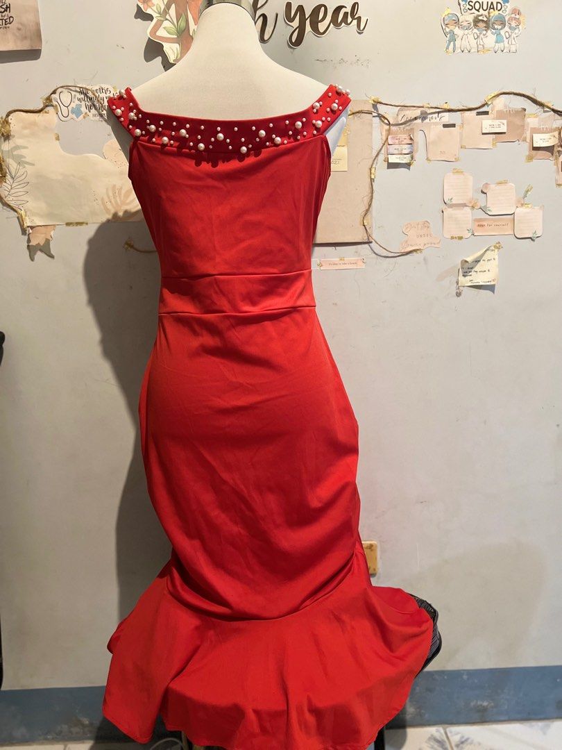 Chic me red dress top