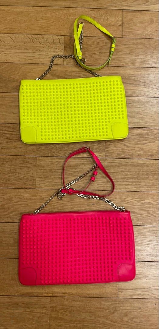 Christian shop louboutin clutch