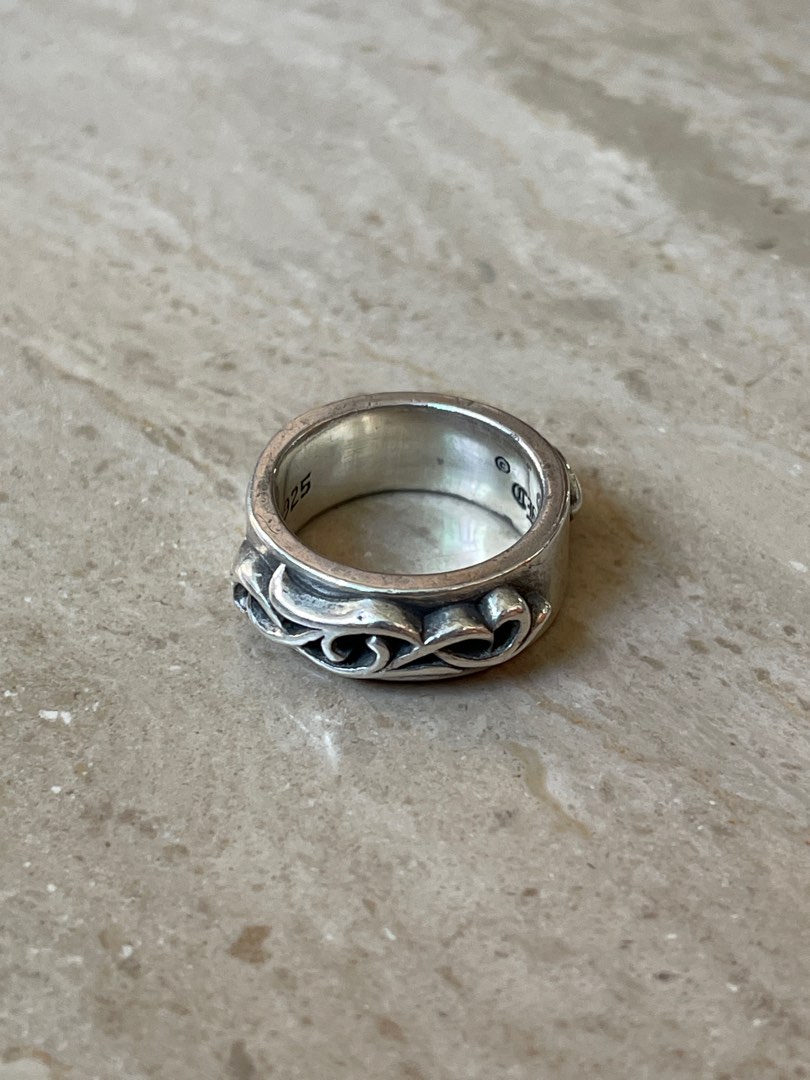Chrome hearts vine top ring