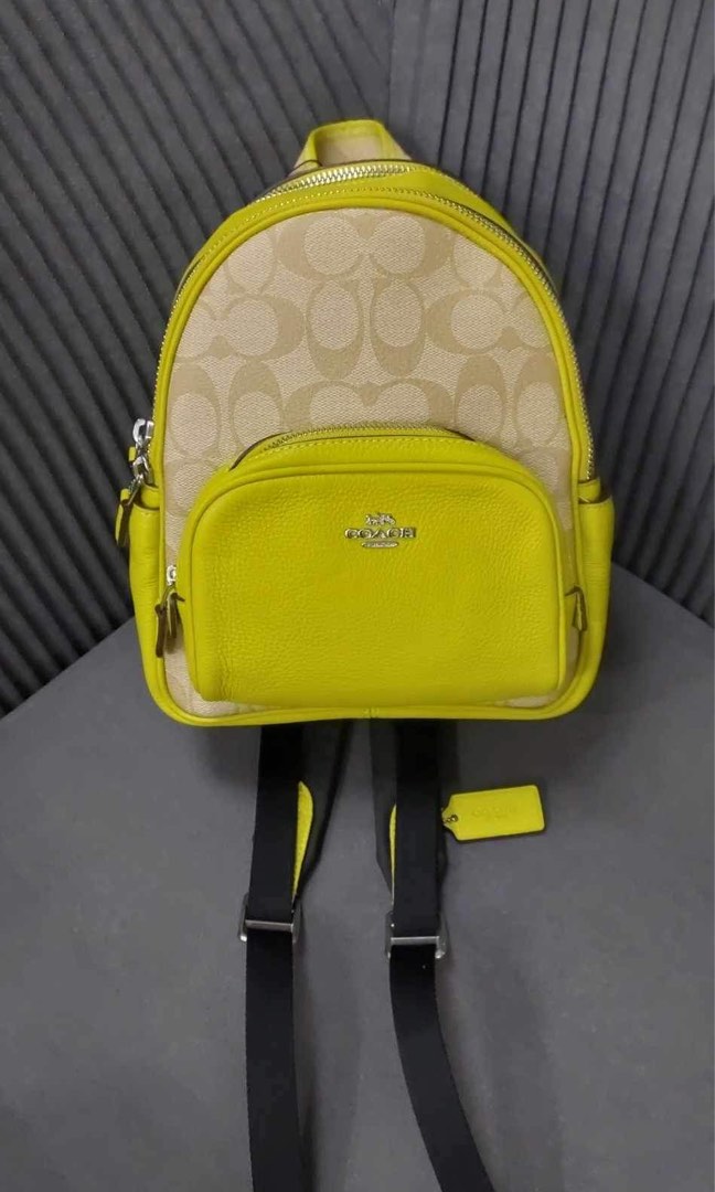 Coach Minicourt Backpack, Luxury, Bags & Wallets on Carousell