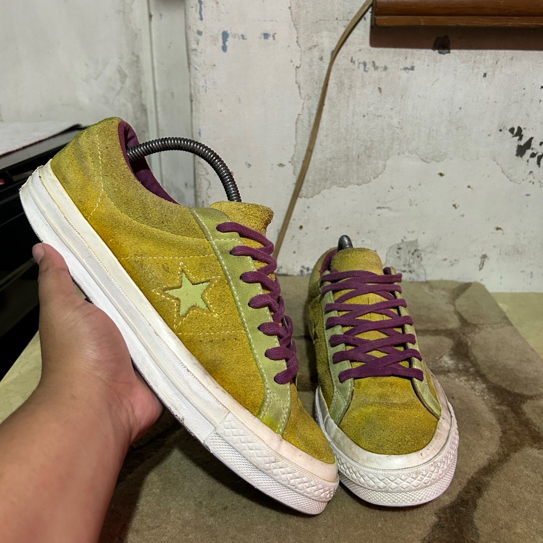 Converse one star apple sales green