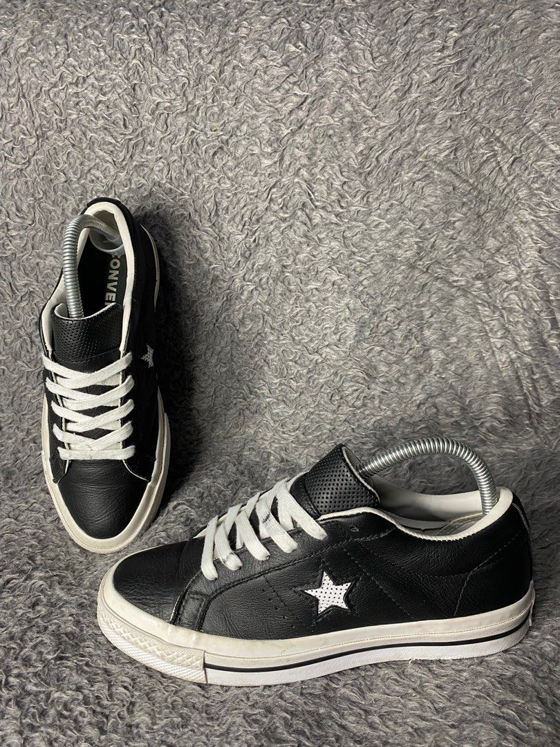 Converse one star leather high sales top