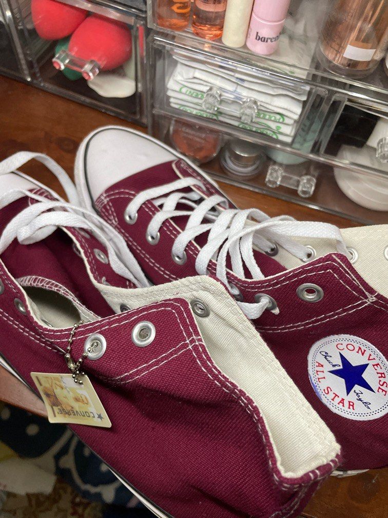 Converse red maroon hot sale