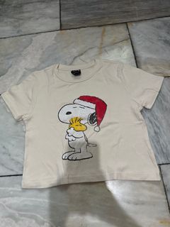 Cotton On Snoopy Cropped Tee