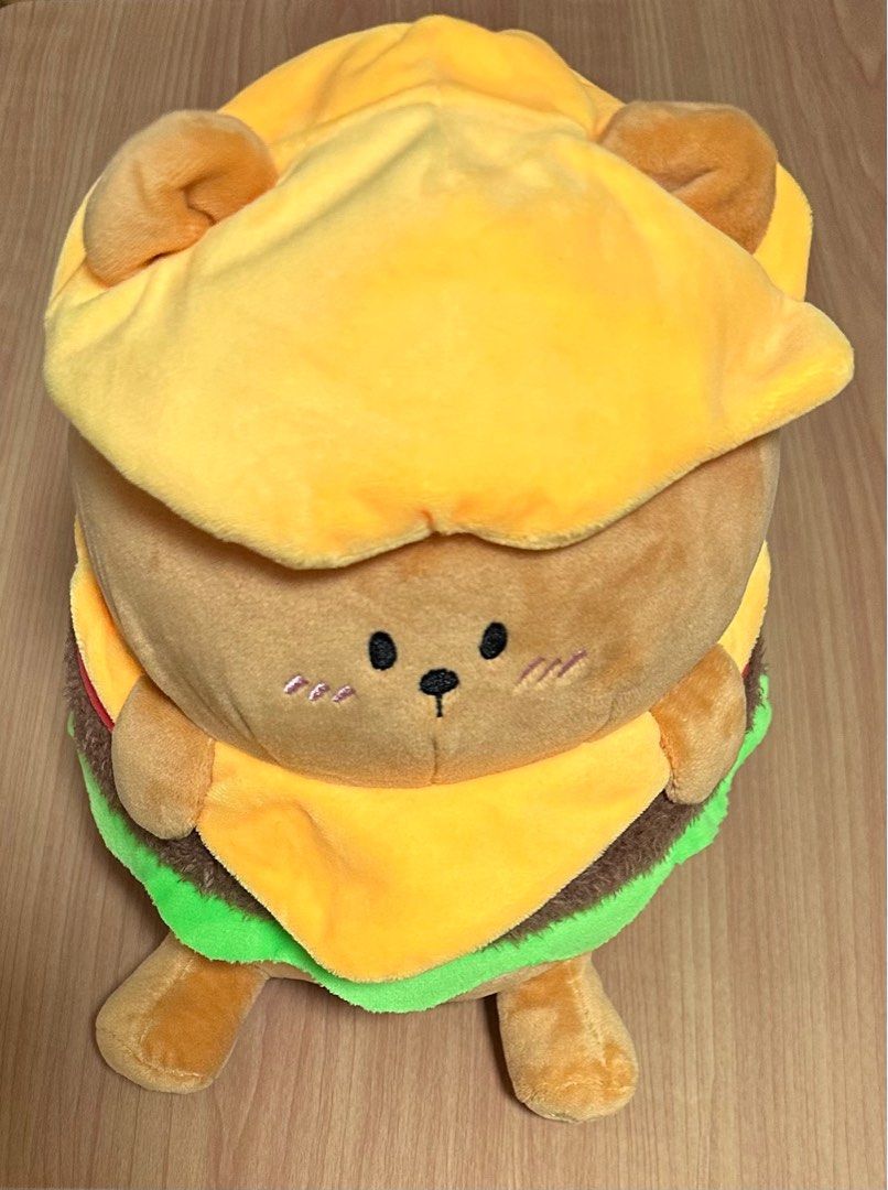 Bear sales burger plush