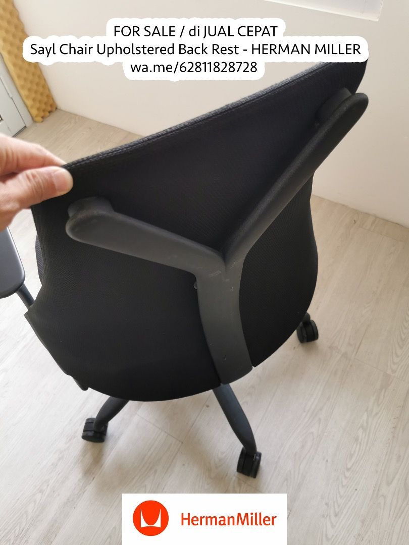 di JUAL aja SEGERA Sayl Chair Upholstered Back Rest HERMAN