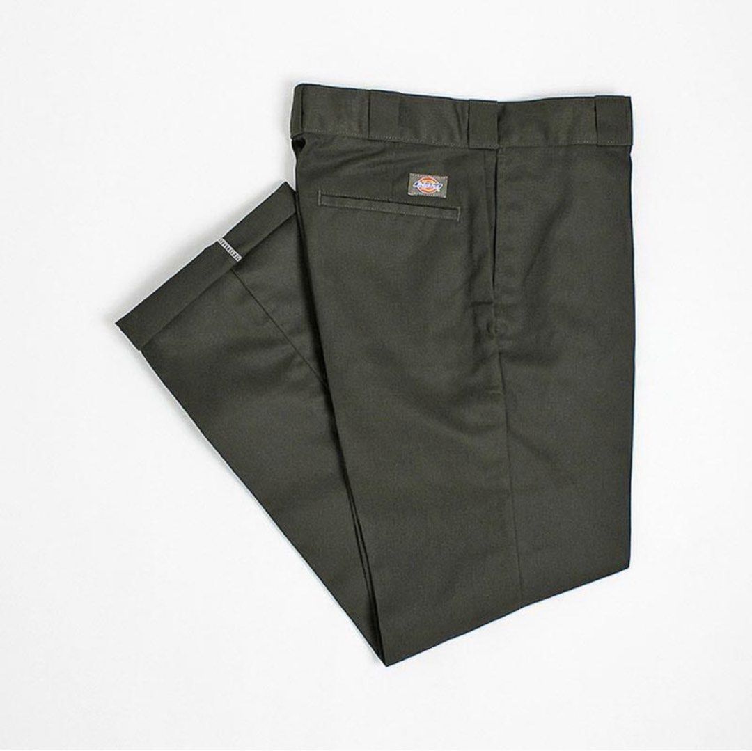 Dickies 874 Olive green, Men's Fashion, Bottoms, Trousers on Carousell