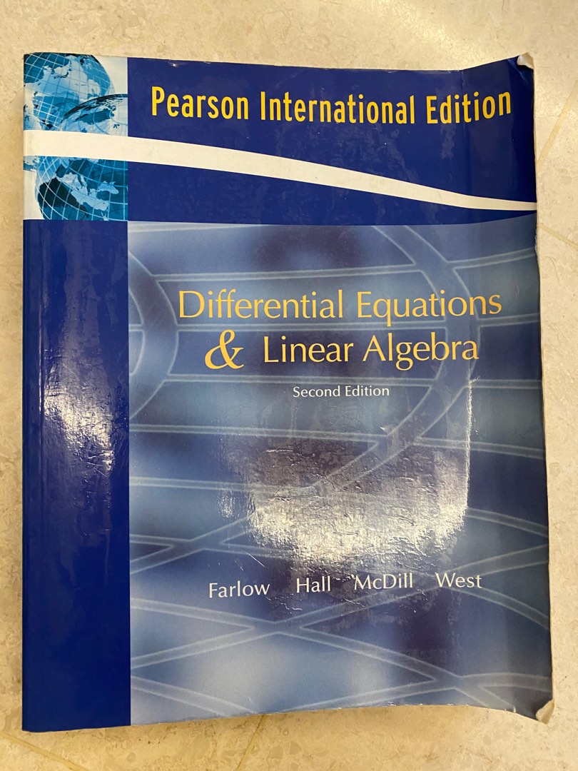 Differential Equations & Linear Algebra Pearson International Edition