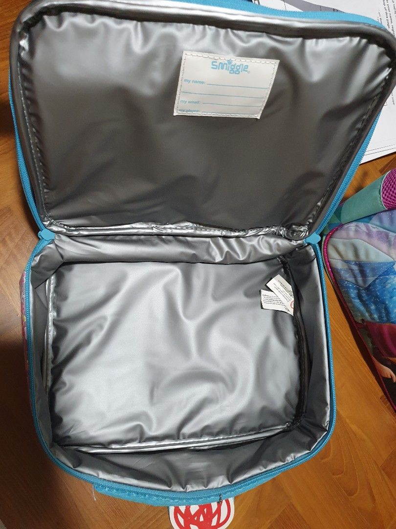Disney Bag and Smiggle lunch box bag, Hobbies & Toys, Stationery