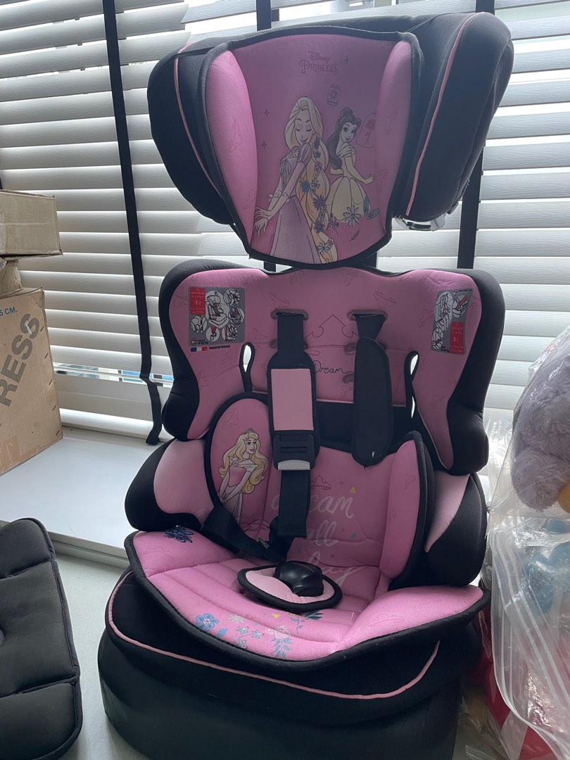 Disney princess 2025 car seat 123