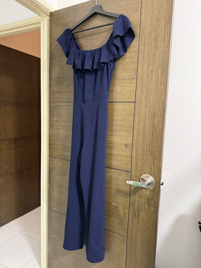 Dorothy perkins navy jumpsuit deals