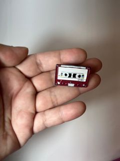 Enamel Pin brooches - 60 mins Cassette