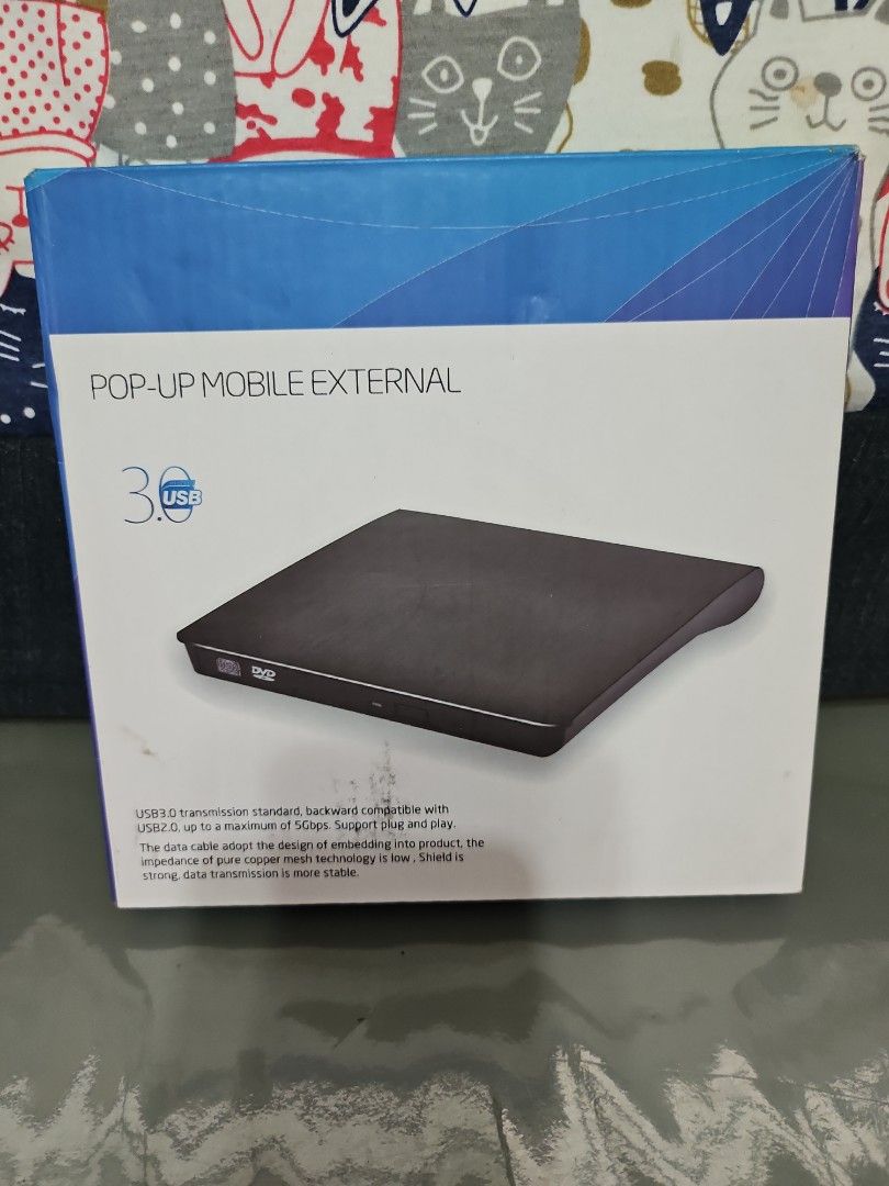 External CD/DVD External Drive, Computers & Tech, Parts & Accessories