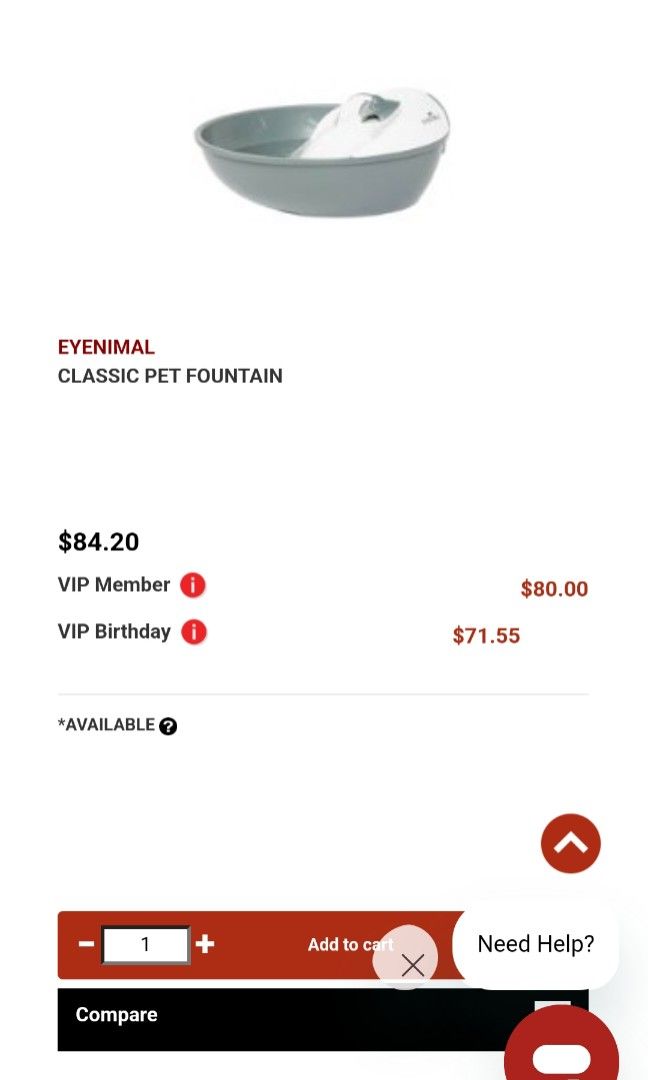 Eyenimal Pet Fountain Pet Supplies Homes Other Pet Accessories on Carousell
