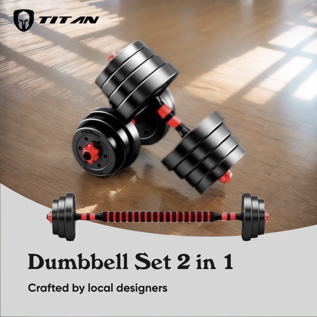 2 in 1 Dumbbell Dumbbells Set Upgraded version 2023 Sports