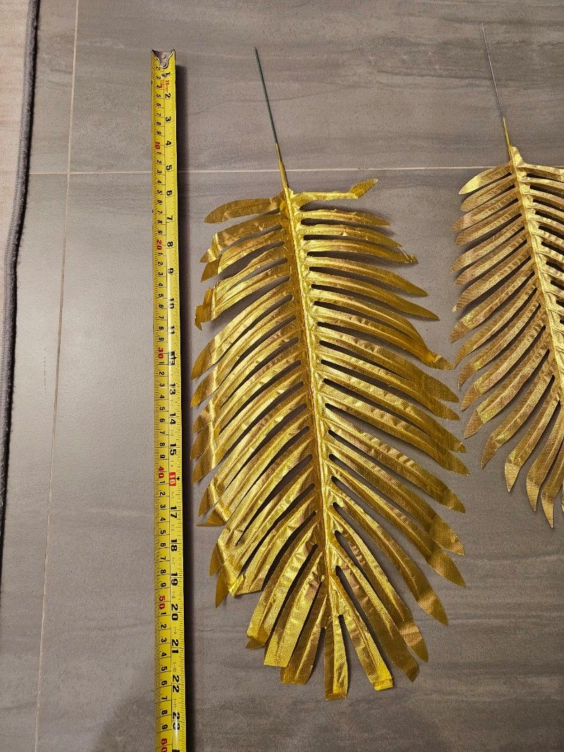 Fake gold leaves, Furniture & Home Living, Home Decor, Artificial