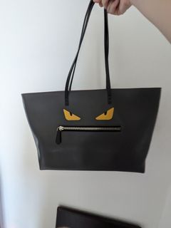 Fendi Roll Monster Face Shopping Bag