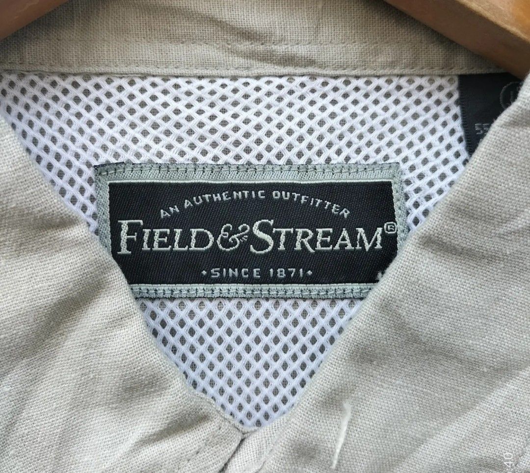 FIELD AND STREAM OUTDOOR FISHING SHIRT, Men's Fashion, Tops & Sets, Formal  Shirts on Carousell