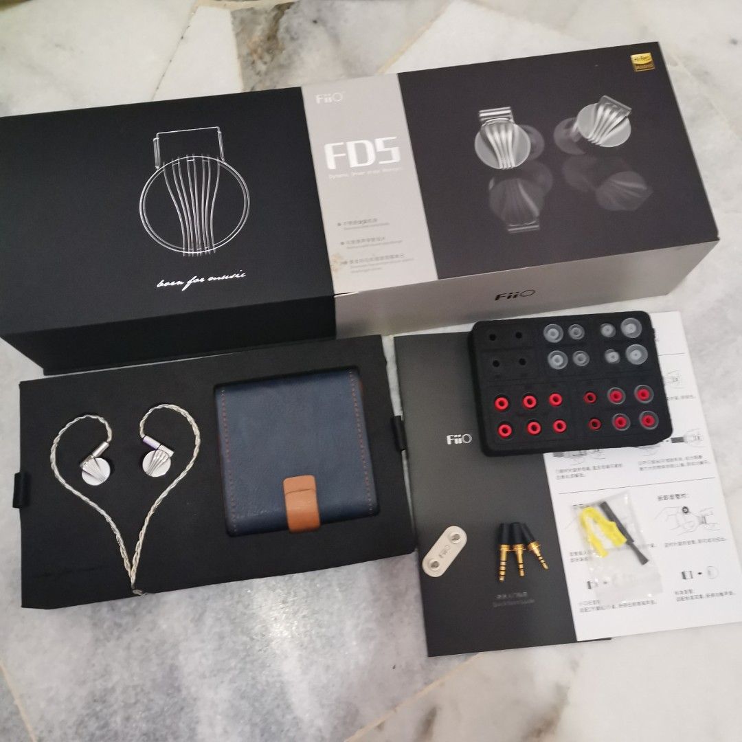 Fiio FD5 - Flagship Dynamic Driver In-ear Monitors with Beryllium ...
