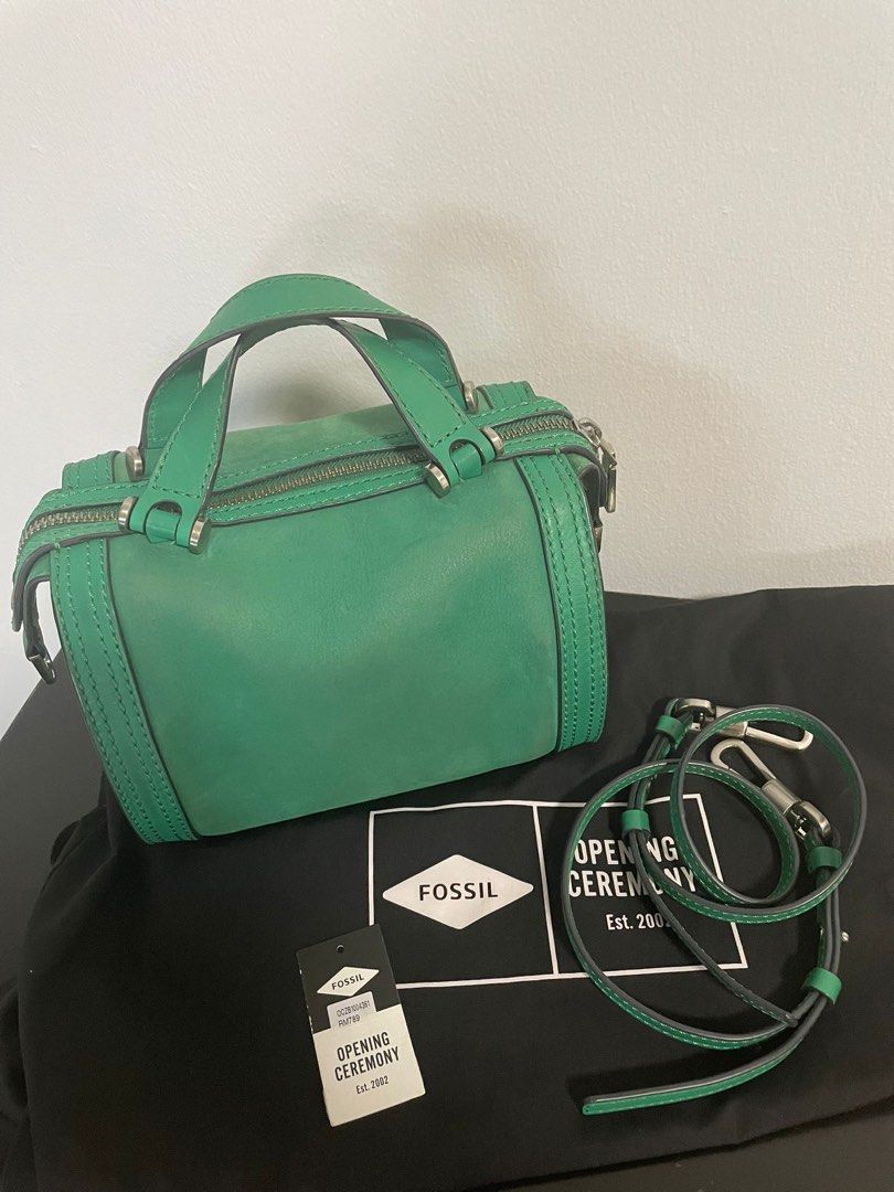 Fossil opening ceremony round satchel