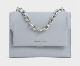 👜 Shein - Chain Crossbody - Mini Square Twist Lock Bag 👜