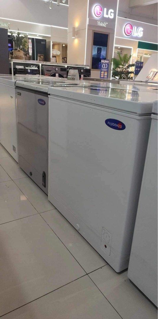 FUJIDENZO NON INVERTER AND INVERTER CHEST FREEZER, TV & Home Appliances