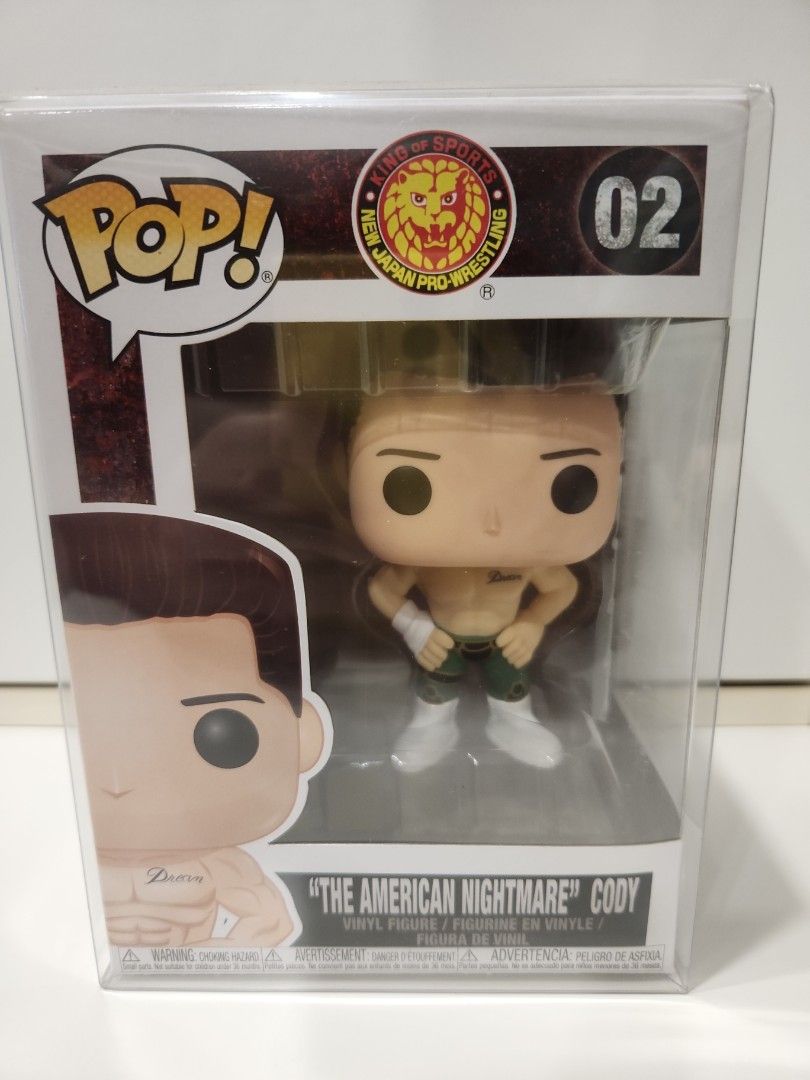 Funko Pop New Japan Pro Wrestling The American Nightmare Cody