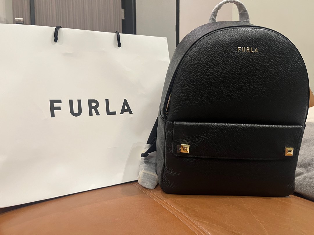 Furla leather backpack