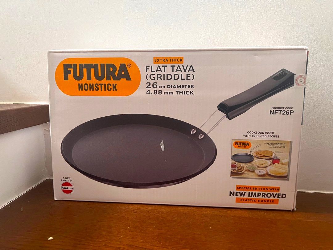 Futura Non Stick Flat Tawa Griddle NFT26P