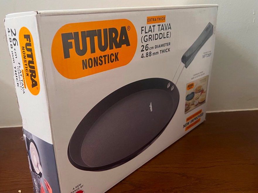 Futura Non Stick Flat Tawa Griddle NFT26P