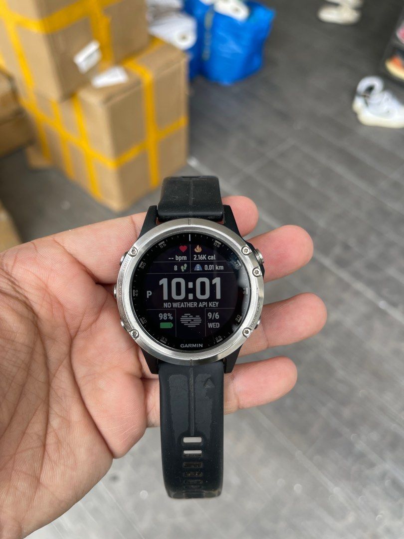 Fenix 5 silver bezel on sale
