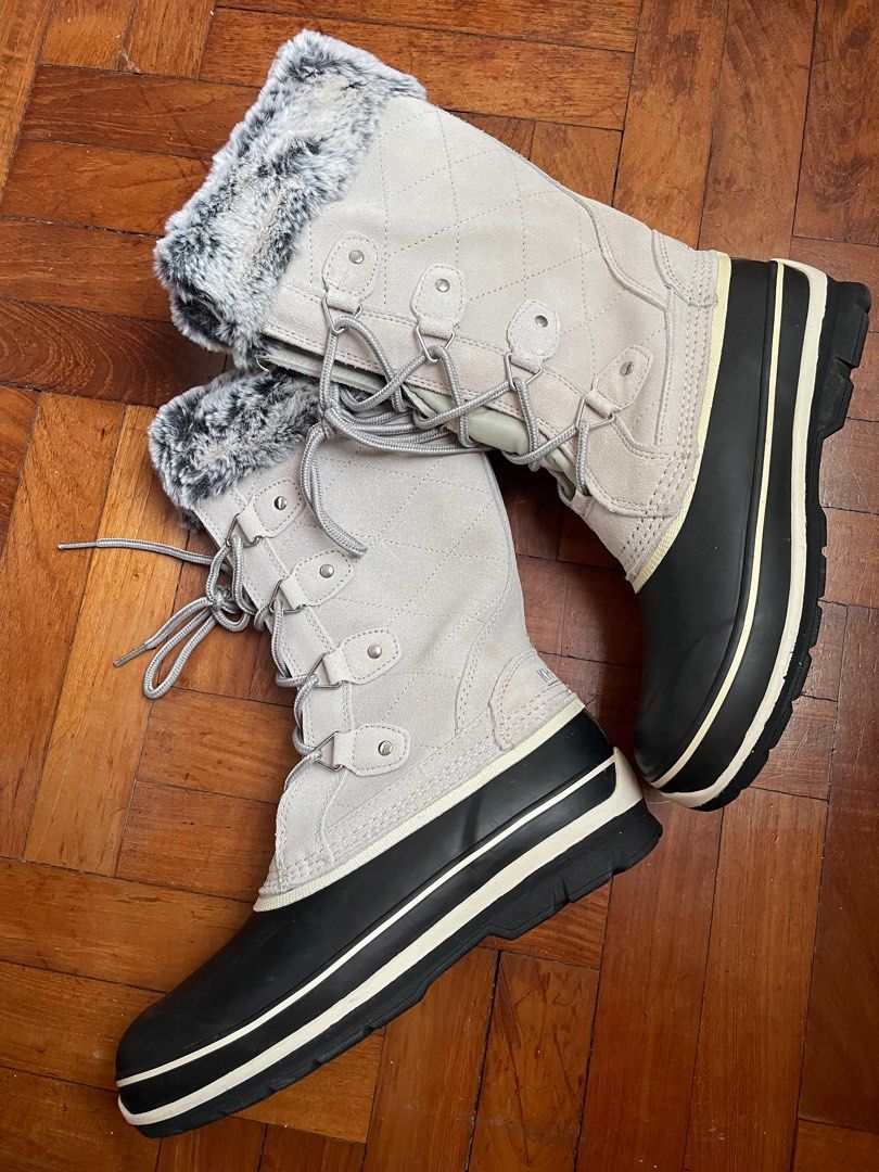 Genuine leather winter boots