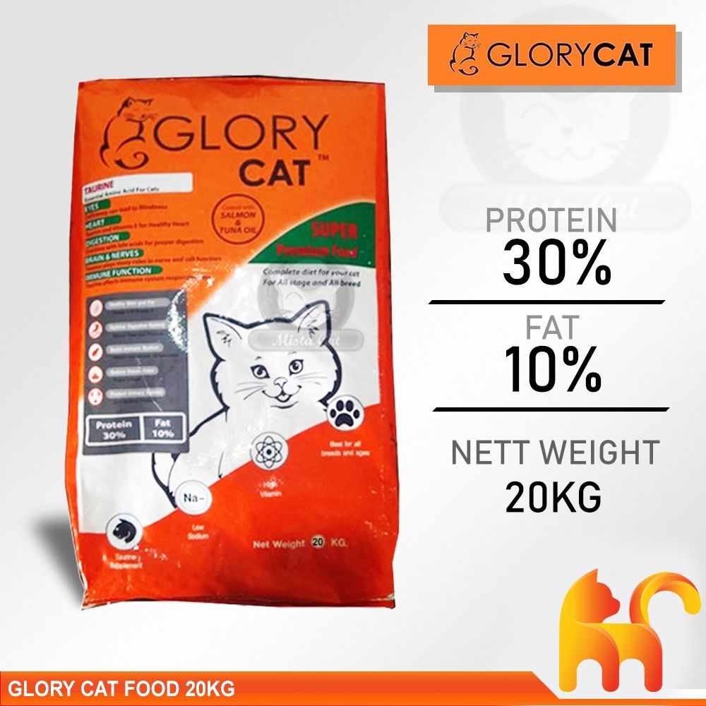 Glory Cat Dry Food 20 kg 100 Original
