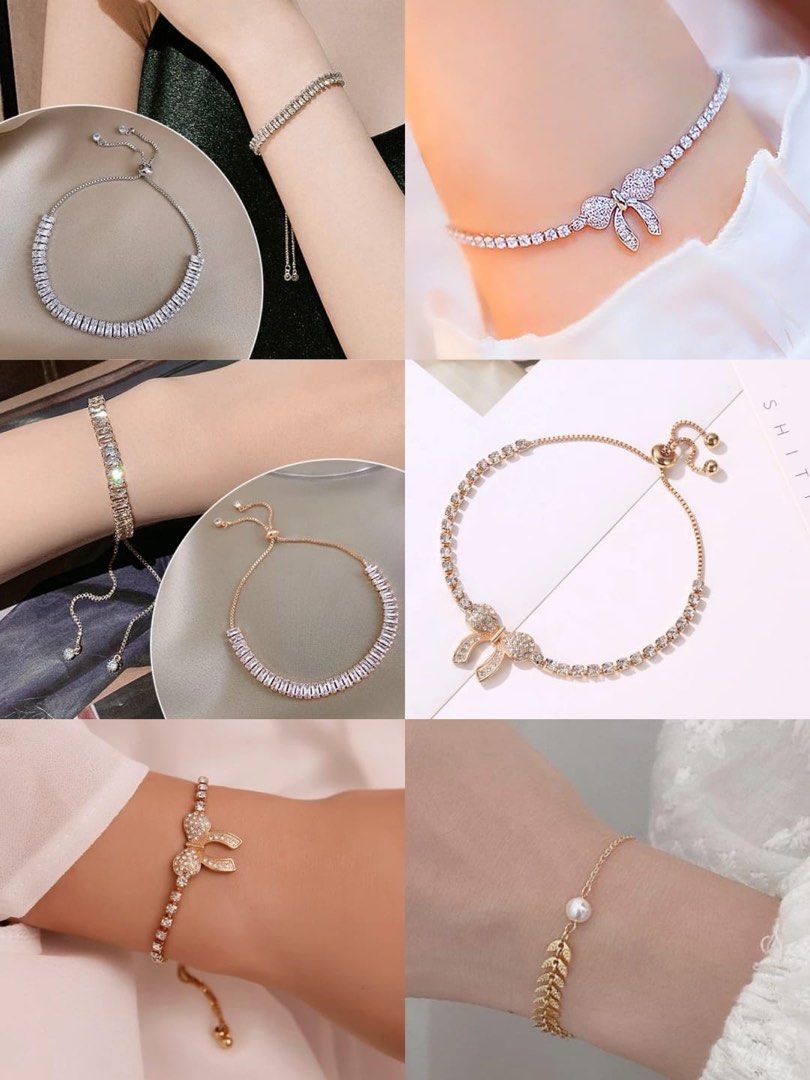 Gold and silver bracelet womens online