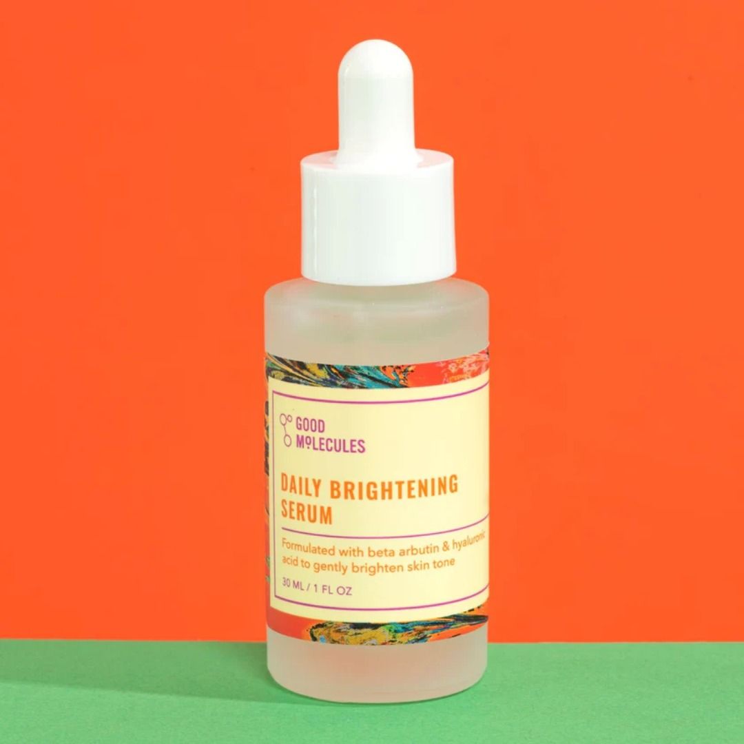 GOOD MOLECULES (Category: Face Care) located in Quezon City. Submitted by happyfactoryph (Listing ID 1111023014, Image 2). Description: GOOD MOLECULES Daily Brightening Serum – P649 (from P850) ⁣ Product Details: Maintain a bright, even-toned complexion with this Daily Brightening Serum from Good Molecules. Beta arbutin and hyaluronic acid go to work to gently brighten and promote a healthy, youthful complexion without irritation. ⁣ Shop Details: