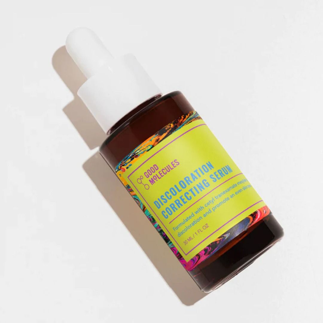 GOOD MOLECULES Discoloration Correcting Serum (Category: Face Care) located in Quezon City. Submitted by happyfactoryph (Listing ID 1111022875, Image 2). Description: GOOD MOLECULES Discoloration Correcting Serum – P1049 (from P1100) ⁣ Product Details: Improve the appearance of skin discoloration and uneven skin tone with Discoloration Correcting Serum. Formulated with an advanced form of tranexamic acid (cetyl tranexamate mesylate) and 4% niacin