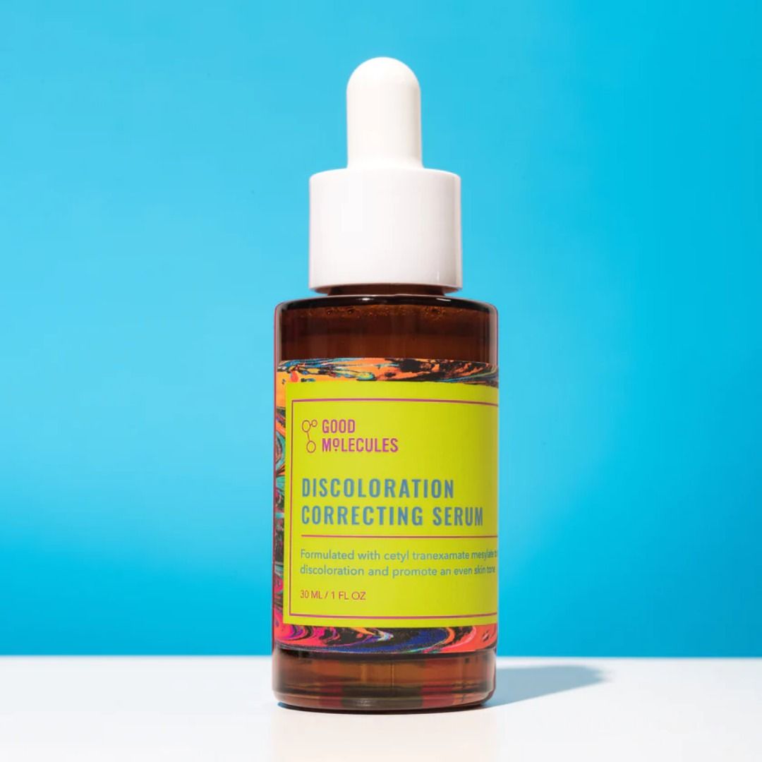 GOOD MOLECULES Discoloration Correcting Serum (Category: Face Care) located in Quezon City. Submitted by happyfactoryph (Listing ID 1111022875, Image 3). Description: GOOD MOLECULES Discoloration Correcting Serum – P1049 (from P1100) ⁣ Product Details: Improve the appearance of skin discoloration and uneven skin tone with Discoloration Correcting Serum. Formulated with an advanced form of tranexamic acid (cetyl tranexamate mesylate) and 4% niacin