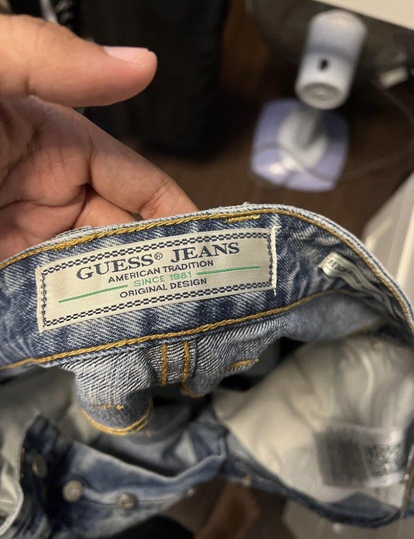 guess jeans size 31 Men s Fashion Bottoms Jeans on Carousell
