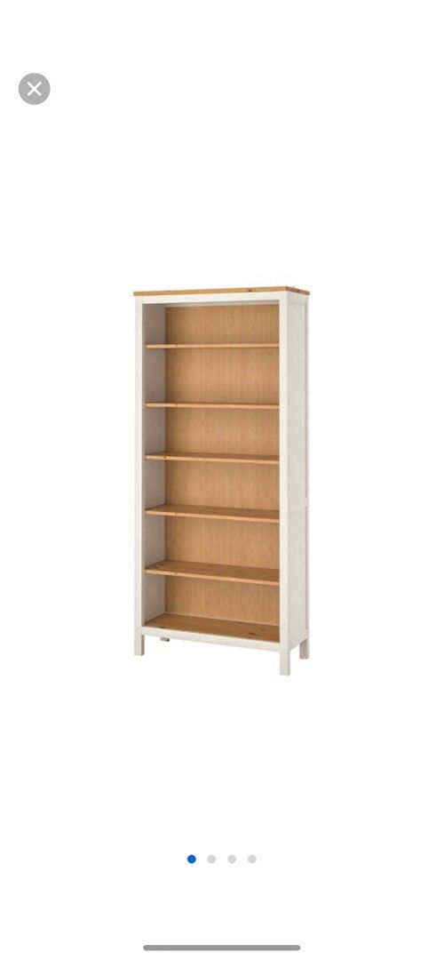 HEMNES Bookcase White stain light brown 90 198 bookcase bookshelf