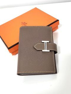 Hermes Calvi Black Card Holder Epsom Leather – Mightychic