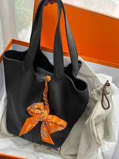 Hermes Picotin Cargo 18 Rose Texas and Rouge Sellier Swift and Toile C –  Madison Avenue Couture