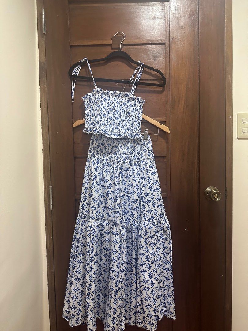 H&M blue and white summer dress set, Women's Fashion, Dresses & Sets, Dresses on Carousell H&M blue and white summer dress set, Women's Fashion, Dresses & Sets, Dresses on Carousell