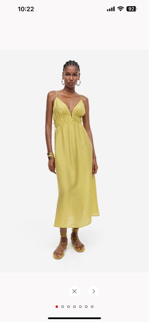 H M Drawstring Midi Dress Women s Fashion Dresses Sets
