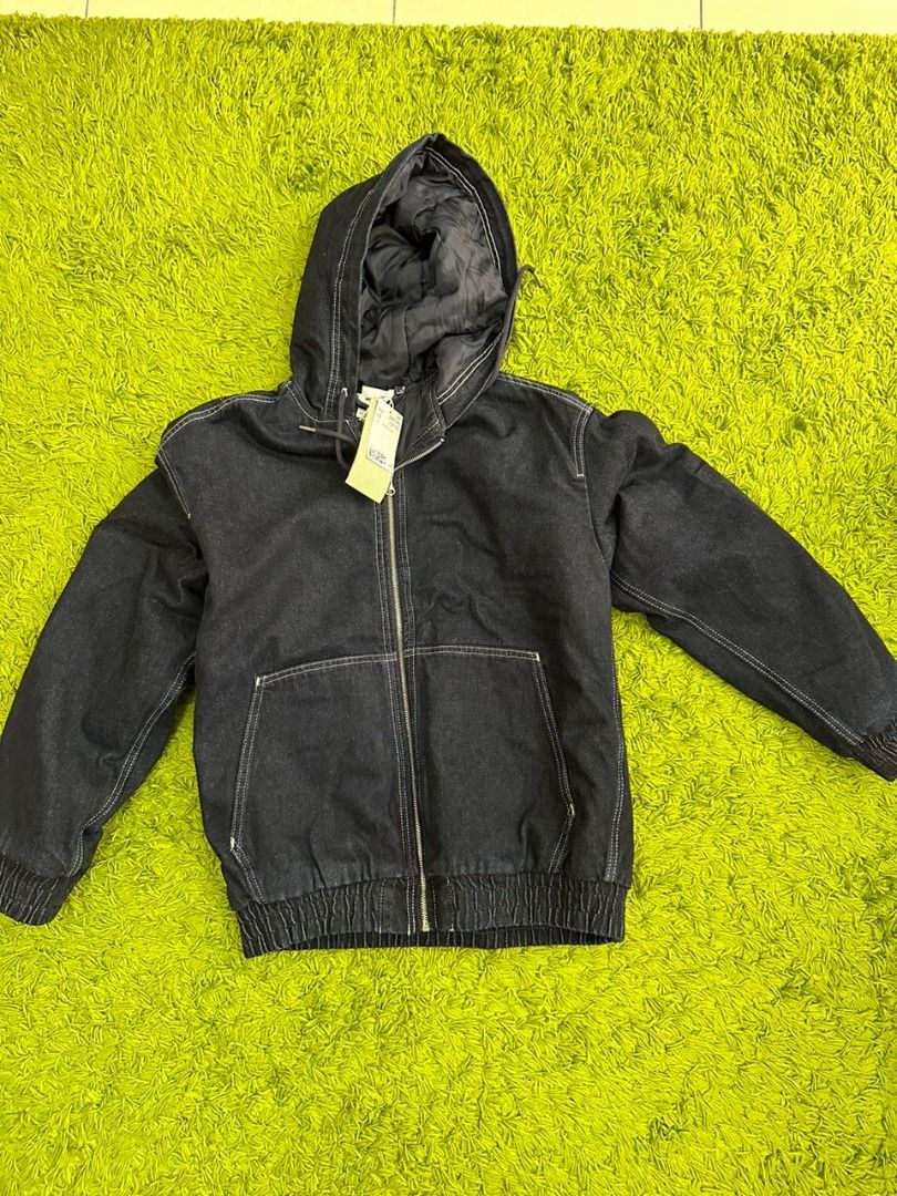 H M Hoodie Jacket Denim Men s Fashion Coats Jackets and