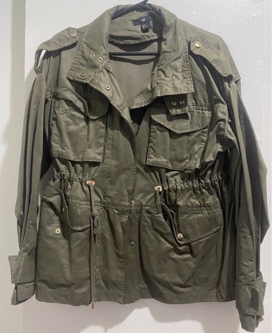 H&M Parka, Women's Fashion, Coats, Jackets and Outerwear on Carousell