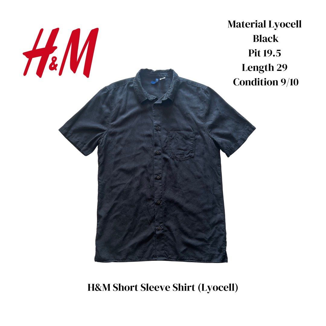 H and hot sale m black shirts